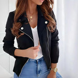 Chaqueta de mujer elegante, atrevida y sofisticada.